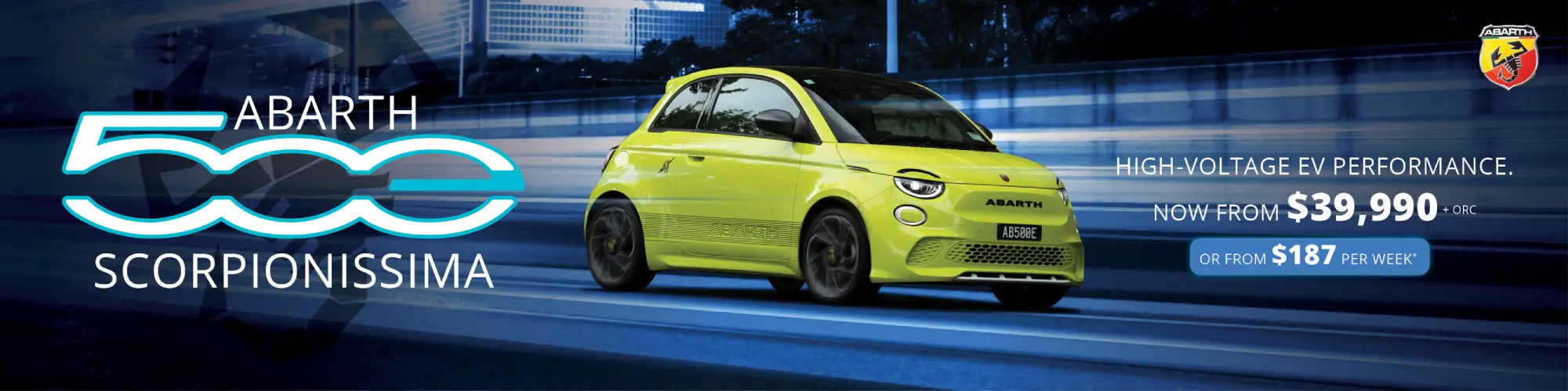 Banner Fiat 500e 500xar26